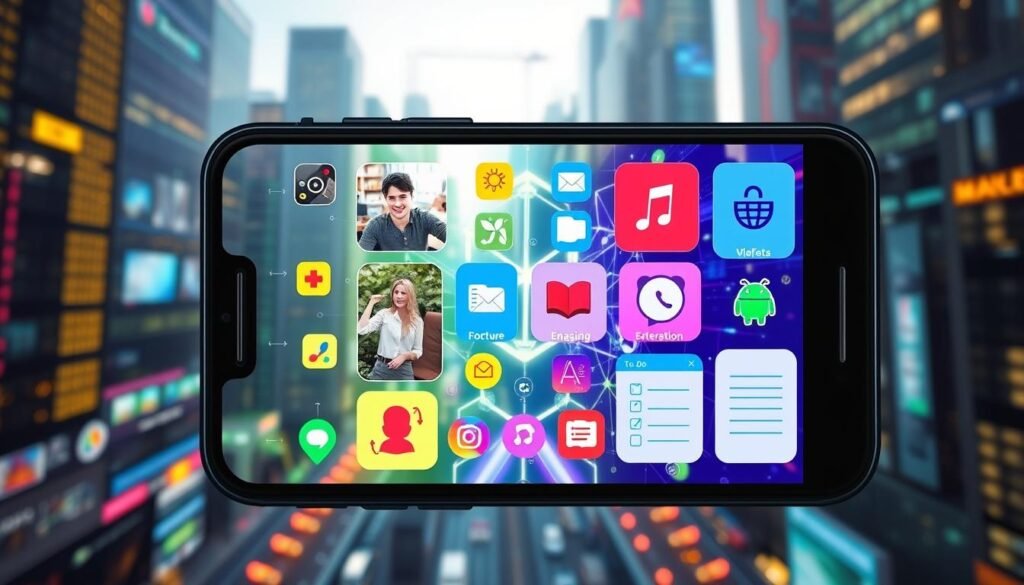 אפליקציות תקשורת, בידור נייד, ניהול משימות אפליקציות תקשורת, בידור נייד, ניהול משימות