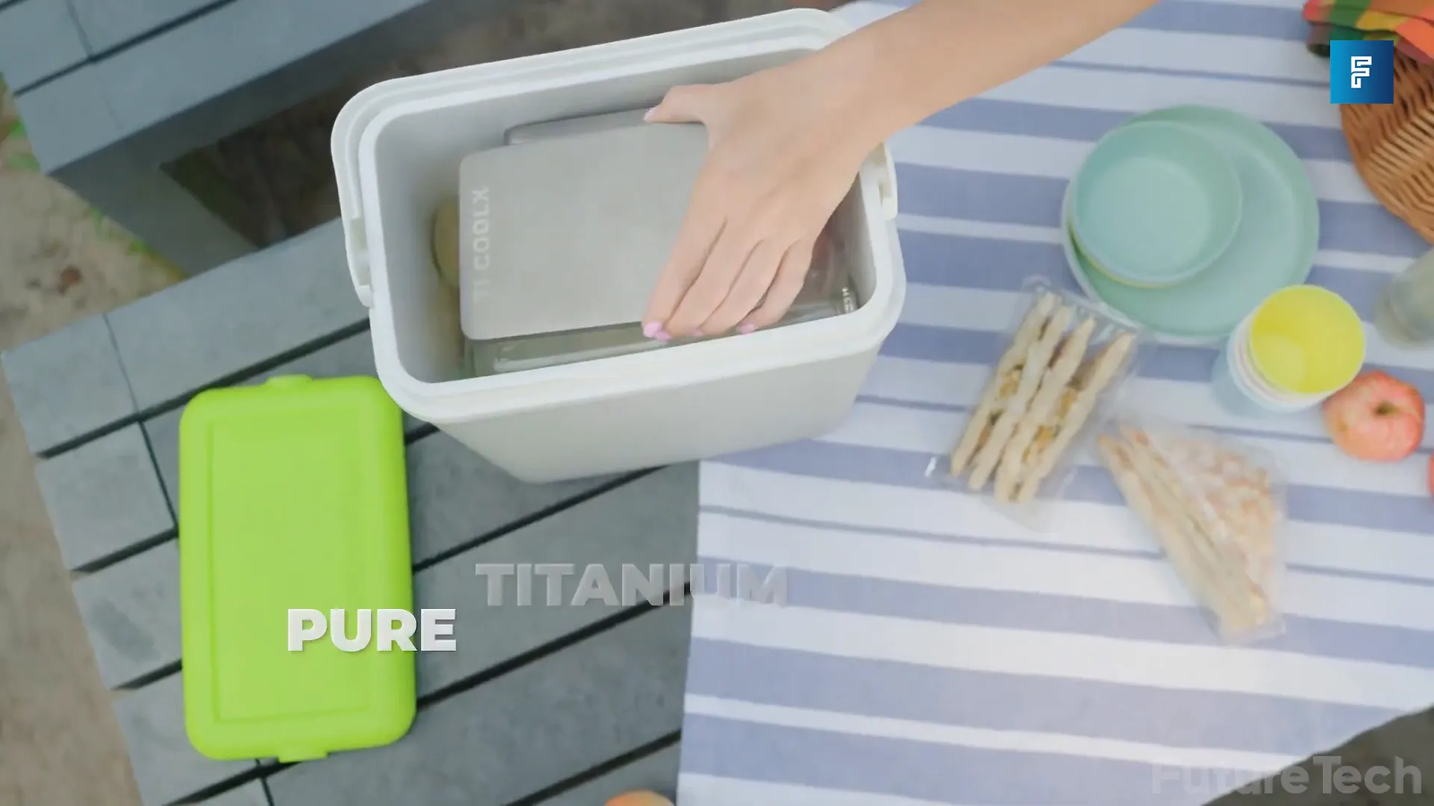 מקרר טיטניום Ti-coolX בשימוש