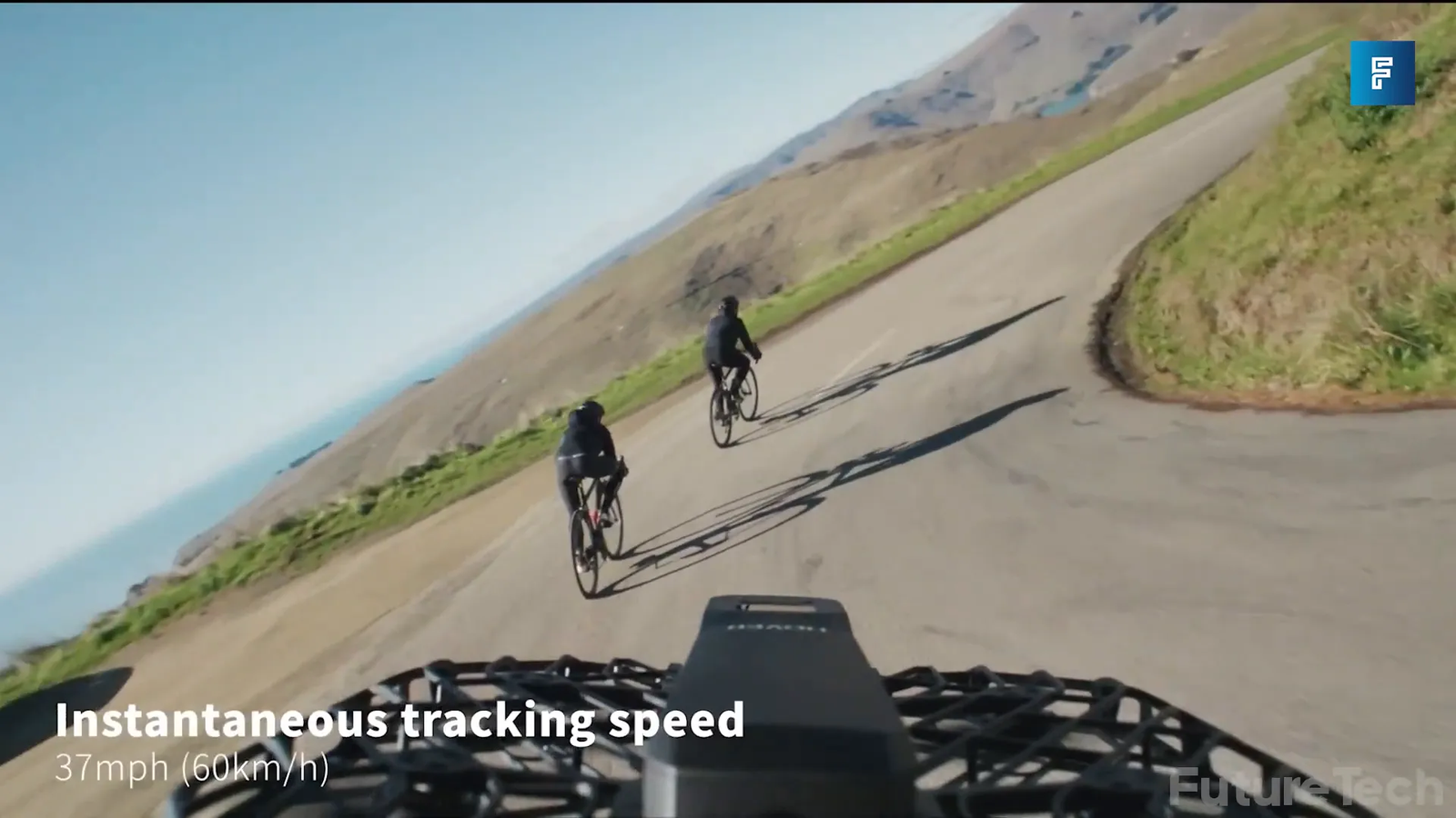 מצלמת HOVERAir X1 PRO בשימוש בשטח