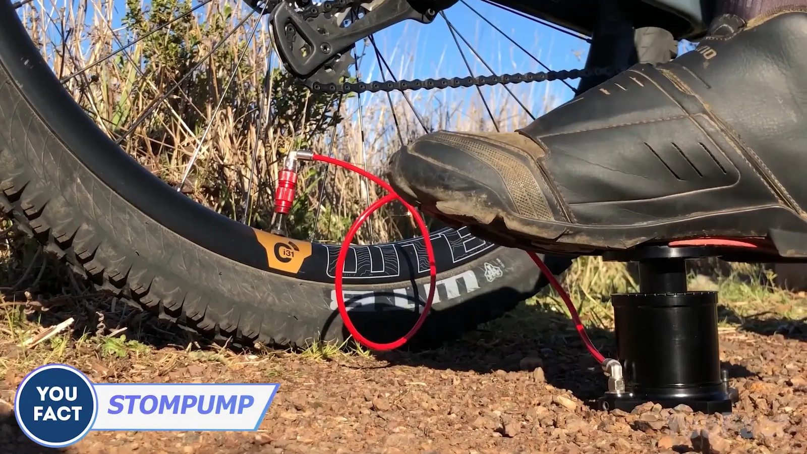 Stompump Portable Bike Foot Pump