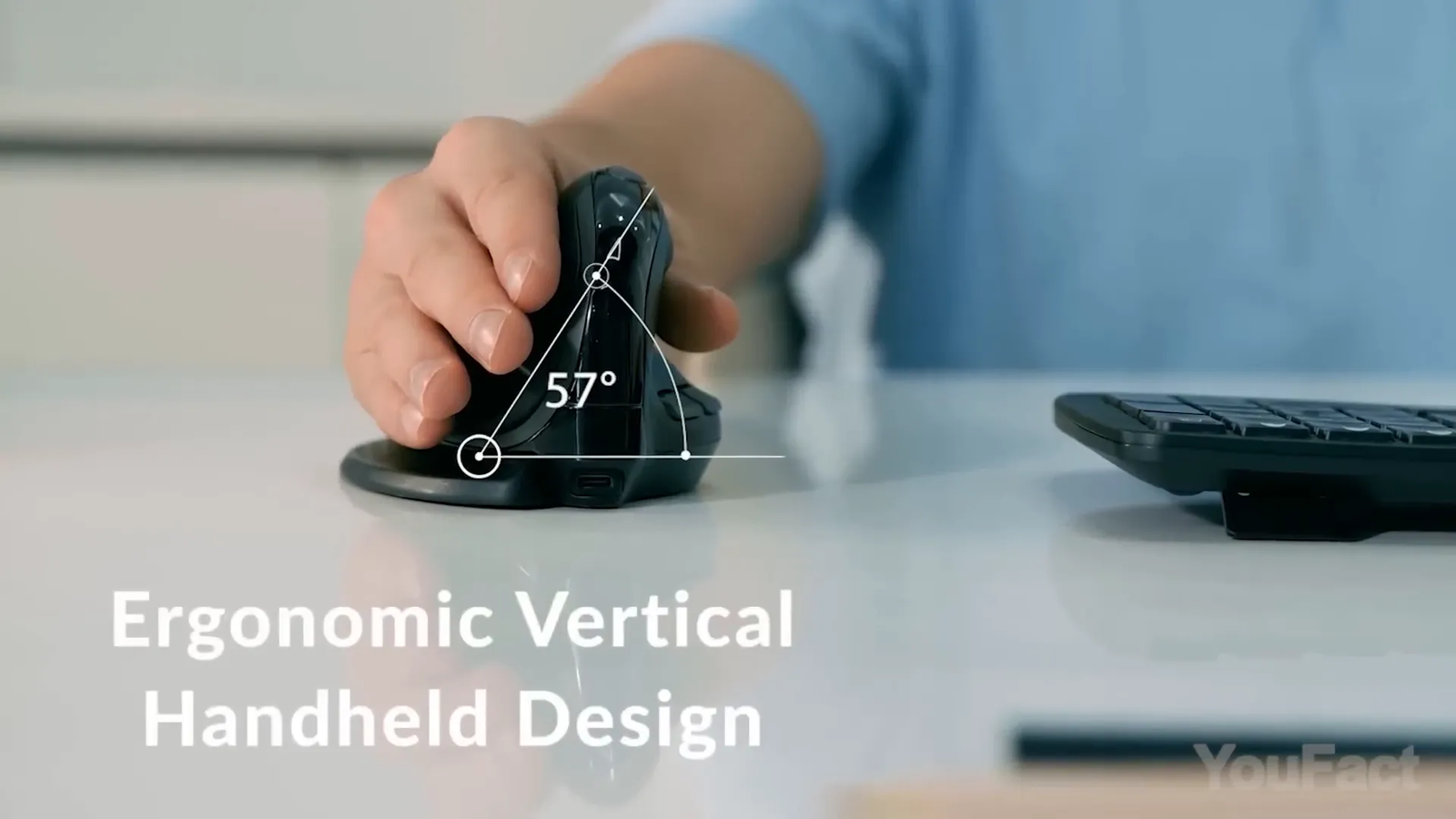 עכבר אנכי DeLUX Seeker